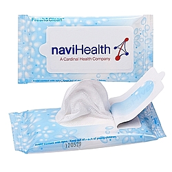 sanitizing wet wipes with logo