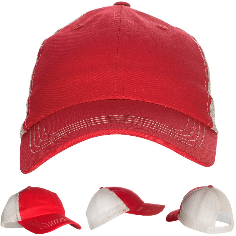 Red color option for Comfy Trucker Cap