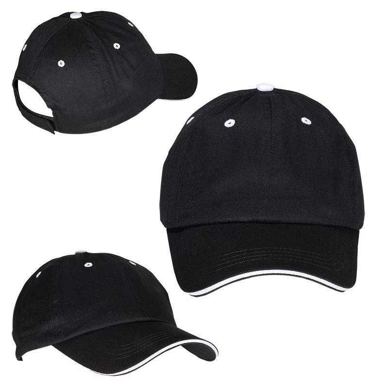 Black White color option for Unstructured Sandwich Cap