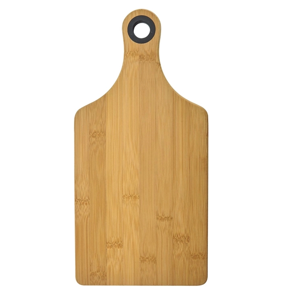 Brown-Black color option for Bamboo Cheese Board W/Silicone Ring