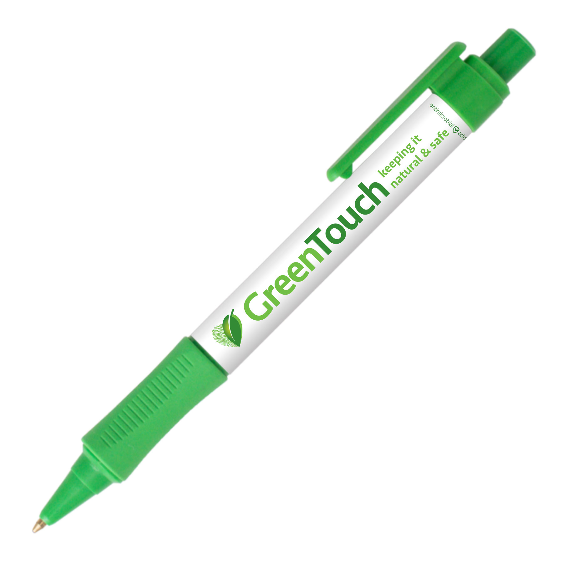 Green 361 color option for Grip Write Am Pen + Antimicrobial Additive