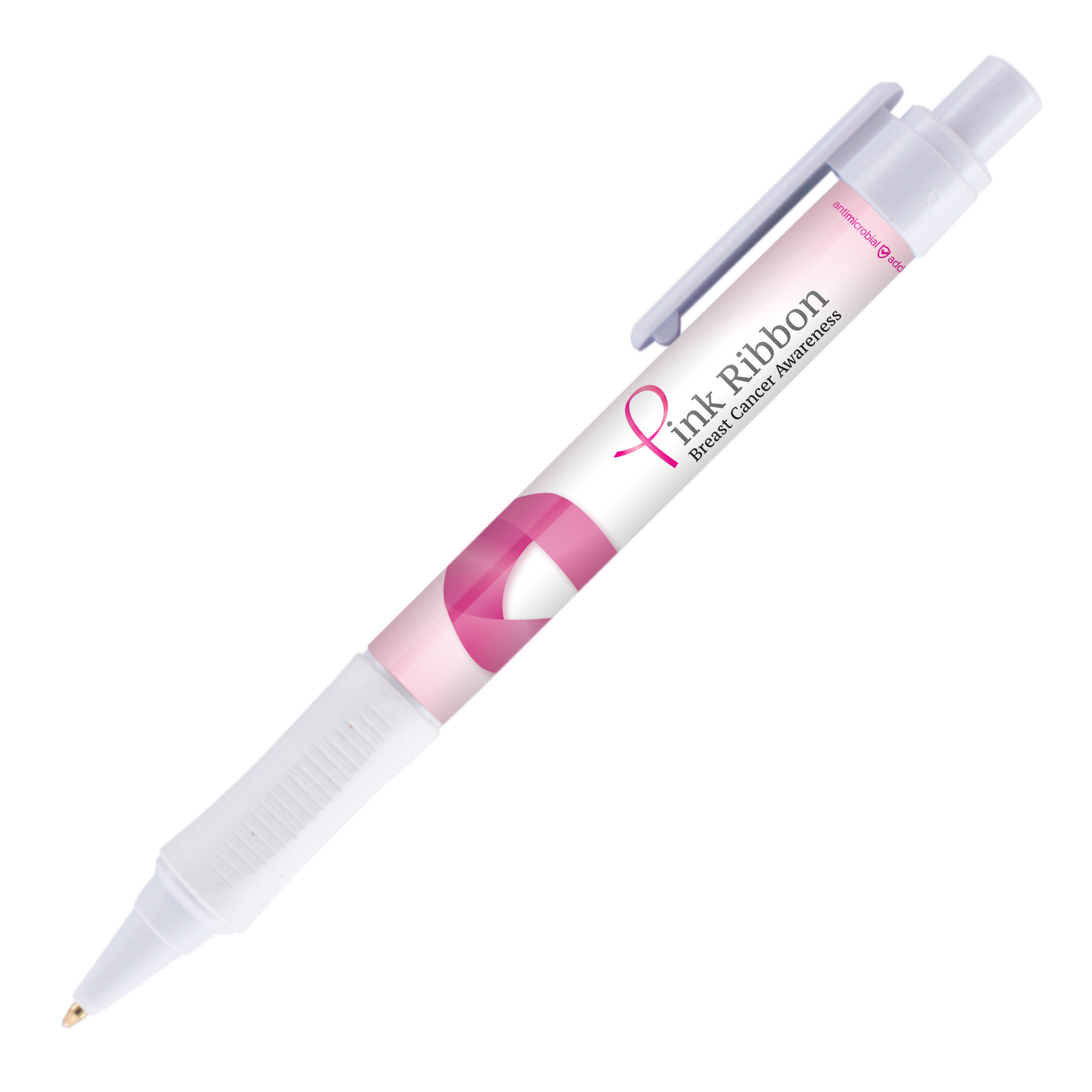 White color option for Grip Write Am Pen + Antimicrobial Additive