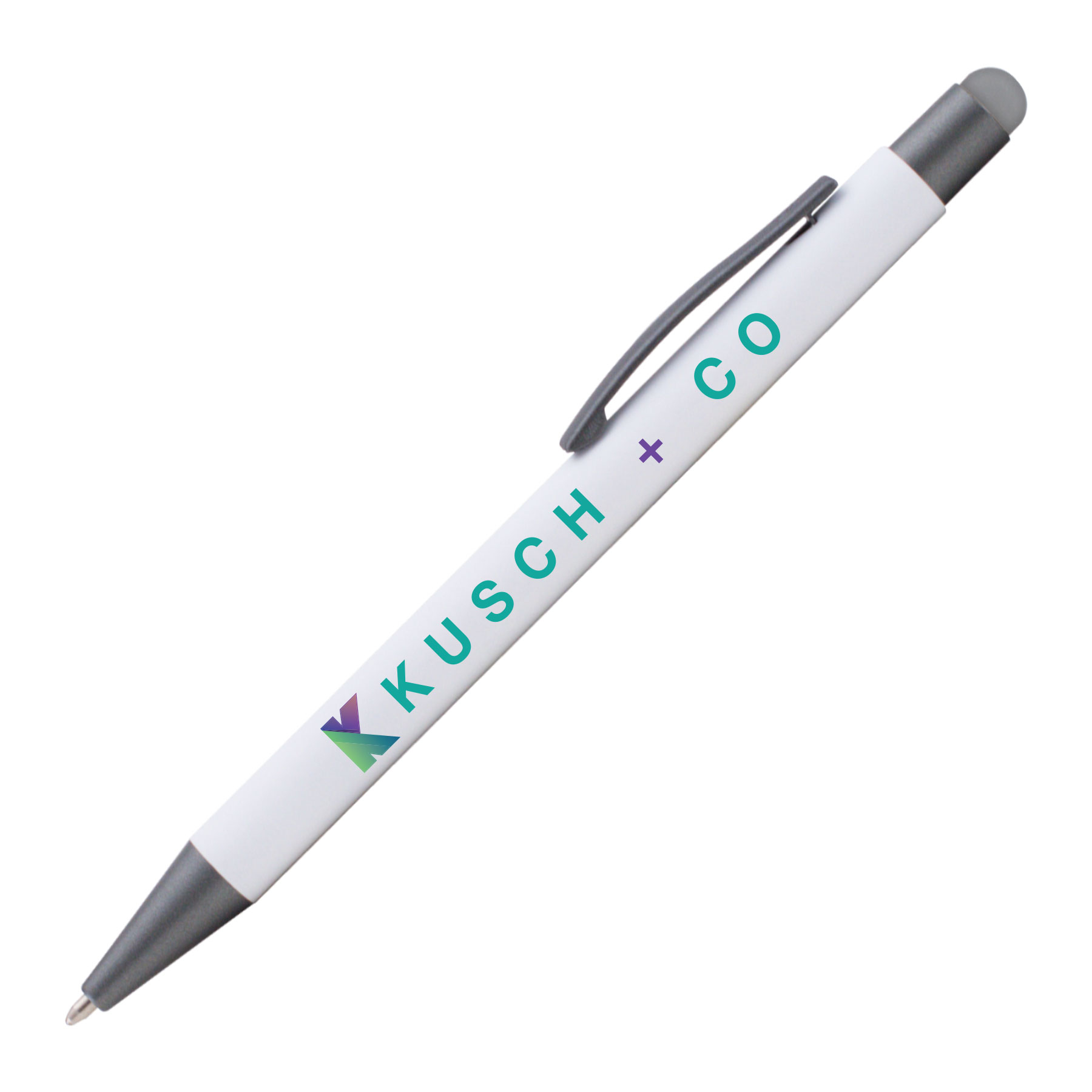 White color option for Bowie Softy Stylus Am Antimicrobial Pen   Color Jet