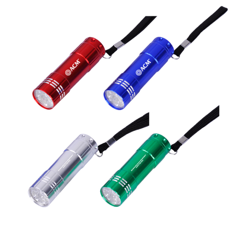 Photo of Spectre 9 Led Aluminum Flashlight W/Strap