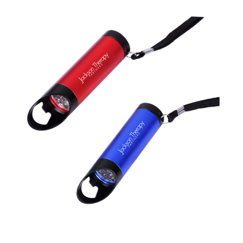 Photo of 9 Led Aluminum Flashlight W/Bottle Opener