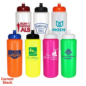 Photo of 32 Oz. Sports Bottle With Push 'N Pull Cap   Bpa Free