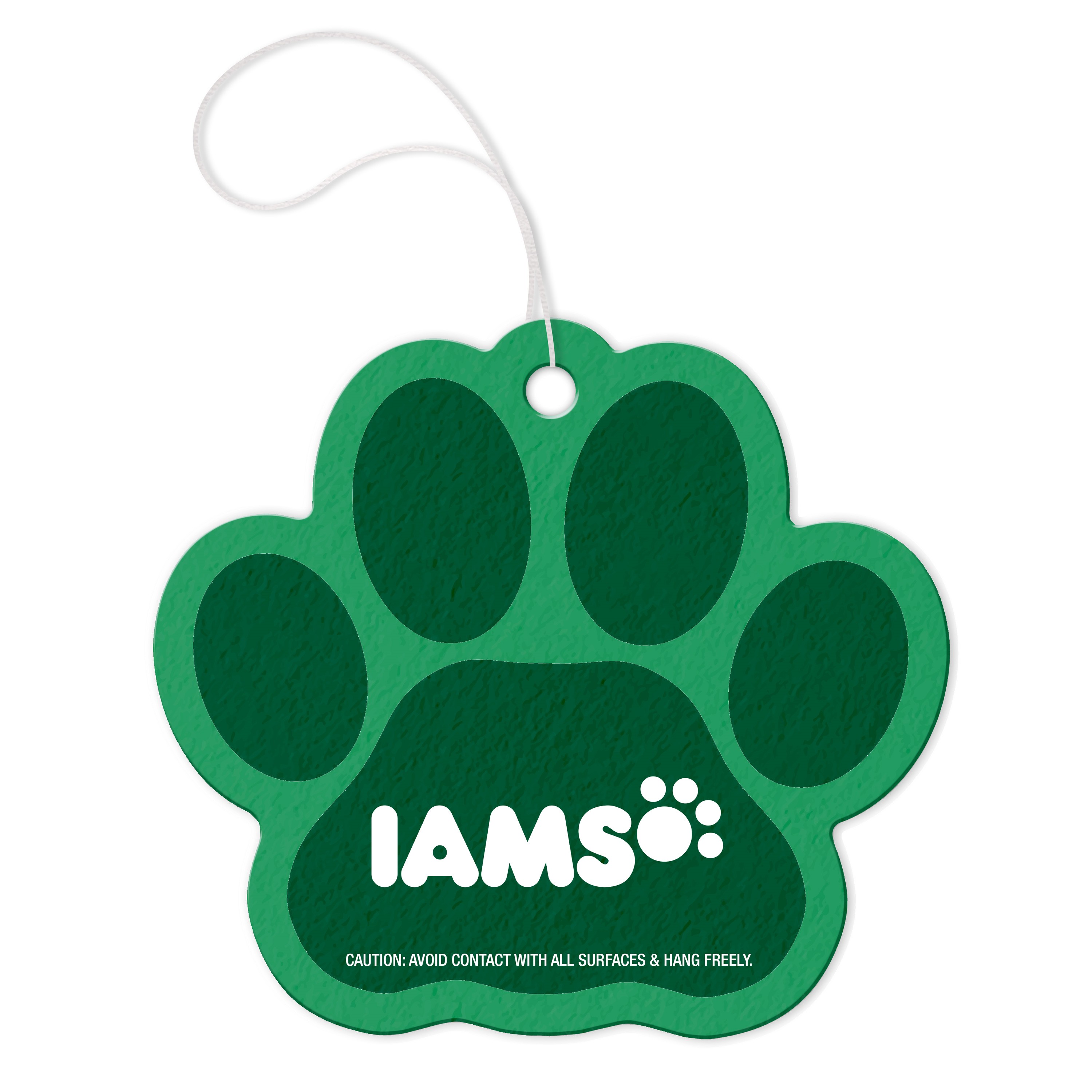 Paw Print Shape color option for Tek Scents Air Freshener   Several Stock Shapes To Choose From