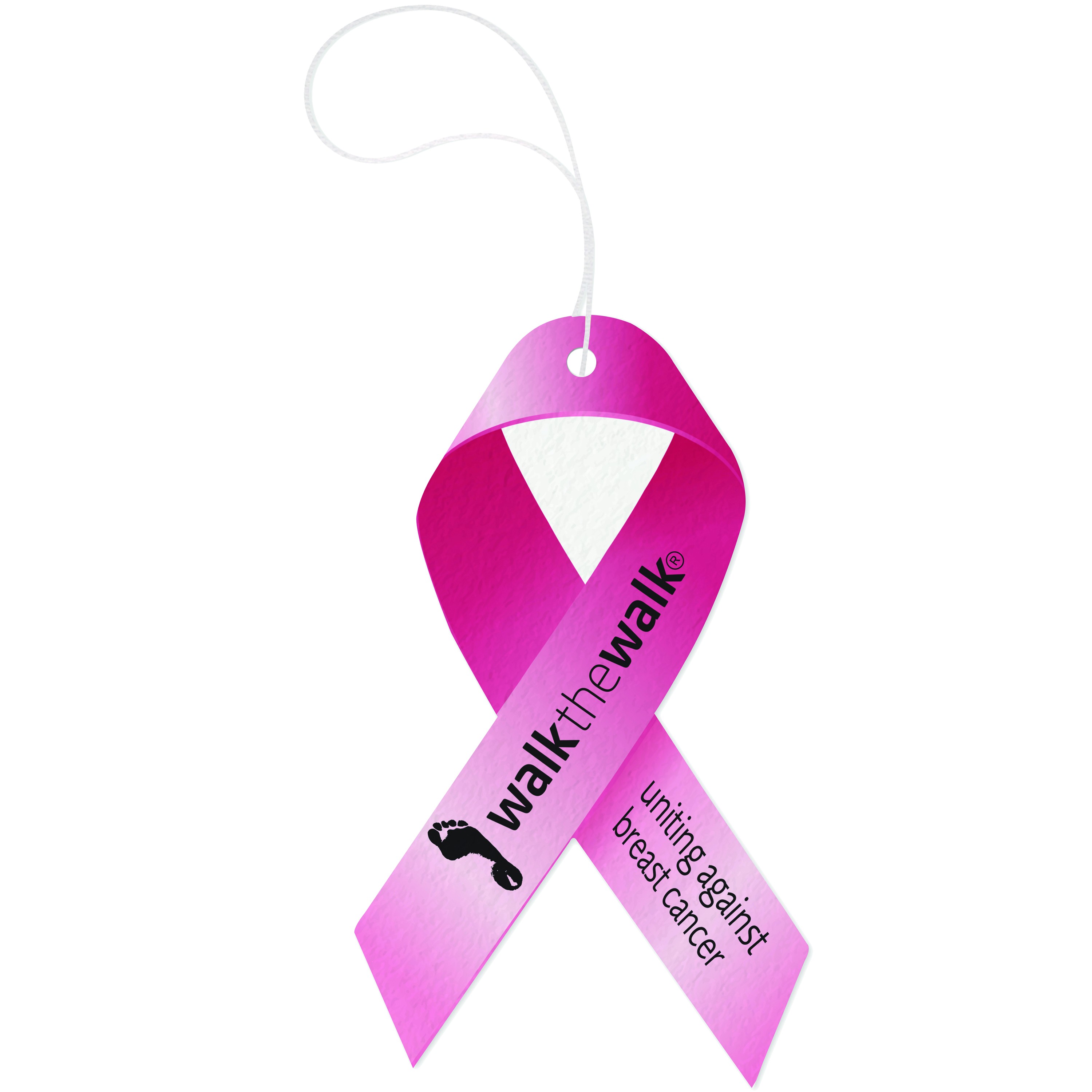 Ribbon Shape color option for Tek Scents Air Freshener   Several Stock Shapes To Choose From