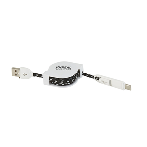 Photo of 3 In 1 Retractable Fabric Charge It™ Cable