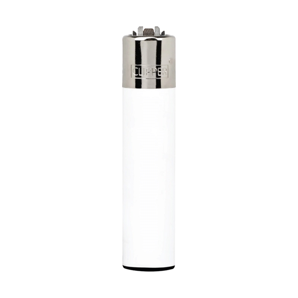 White color option for Clipper Refillable Flint Lighter