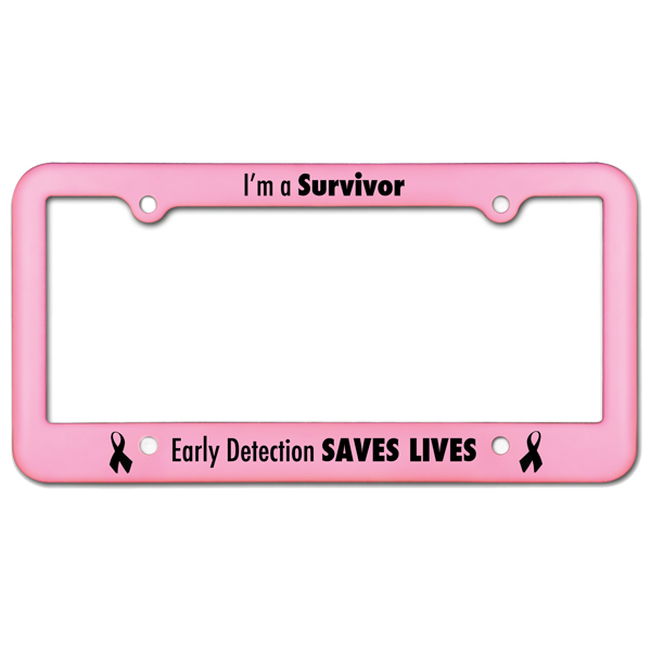 Pink color option for 4 Holes License Plate Frame