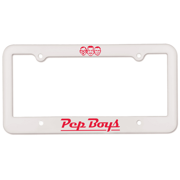 White color option for 4 Holes License Plate Frame