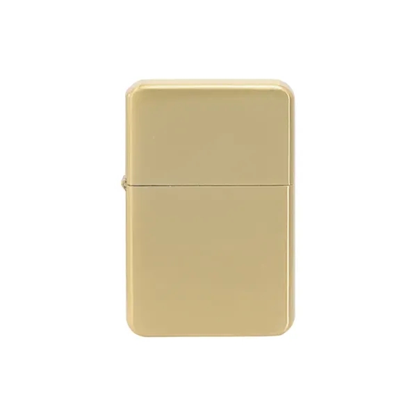 Gold color option for Oil Flip Top Wick Style Lighter (Without Oil)