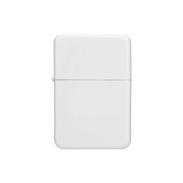 White color option for Oil Flip Top Wick Style Lighter (Without Oil)