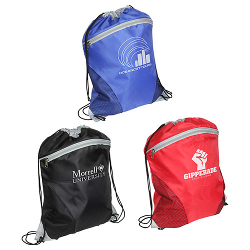 Photo of Mesh Curve Drawstring Backpack