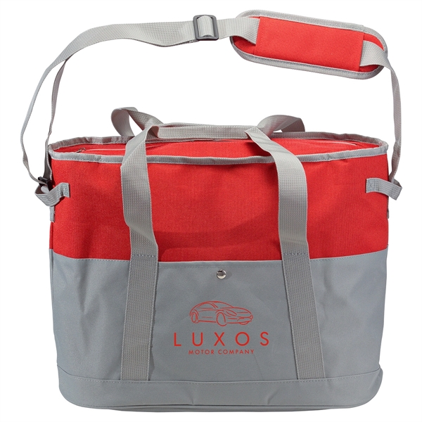 Gray/Red color option for Cooler Bag