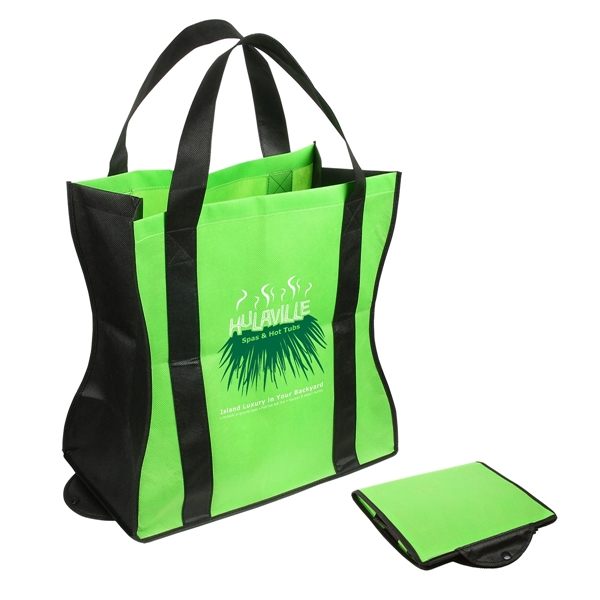 Bright Green color option for Folding Tote Bag