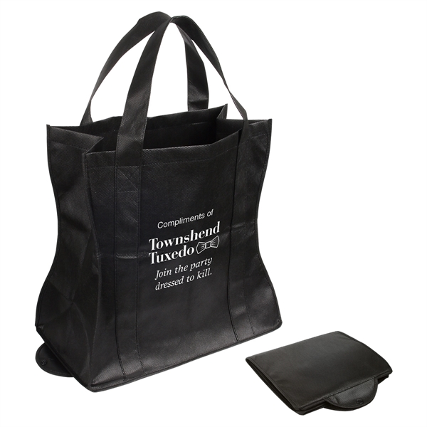 Dark Black color option for Folding Tote Bag