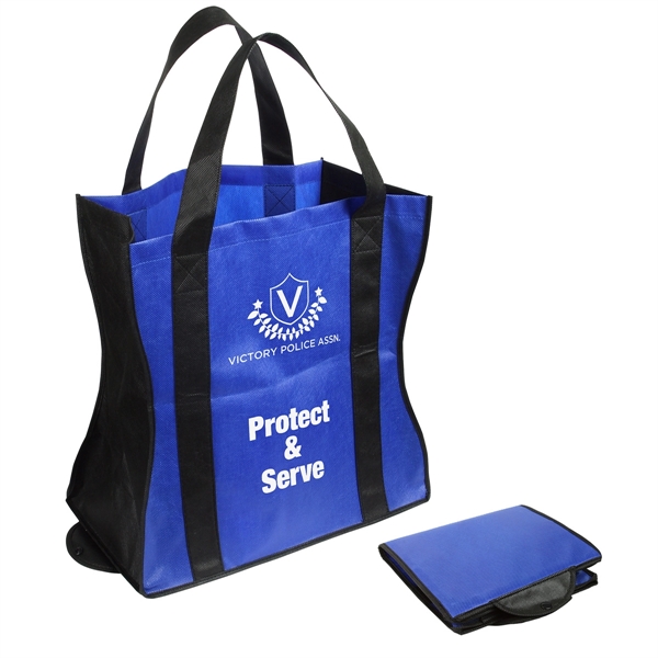 Dark Blue color option for Folding Tote Bag