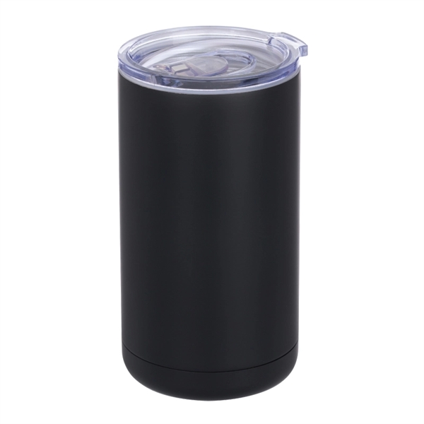 Black color option for Tallboy 2 In 1 Vacuum Insulated Can Holder And Tumbler
