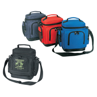 600 D Polyester Leakproof Cooler W/Leatherette Bottom