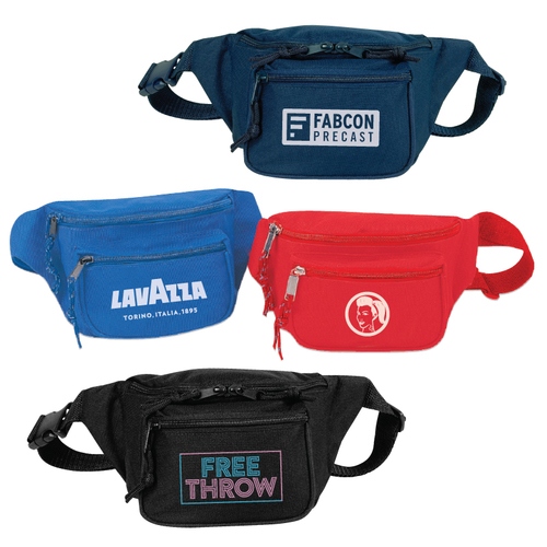 Photo of 600 D Polyester Triple Zipper Fanny Pack