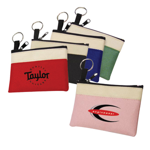 Photo of 600 D Polyester Two Tone Coin Pouch