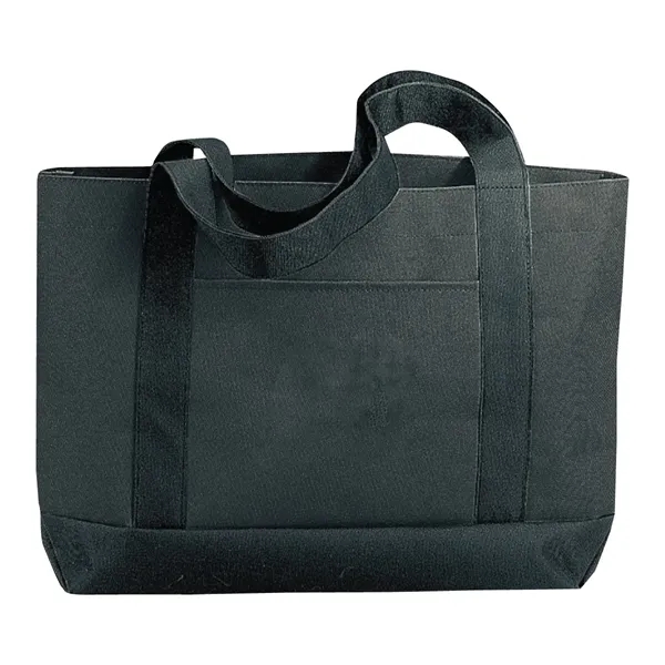 Black color option for 600 D Polyester Solid Color Tote Bag