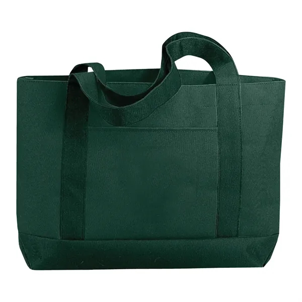 Forest Green color option for 600 D Polyester Solid Color Tote Bag