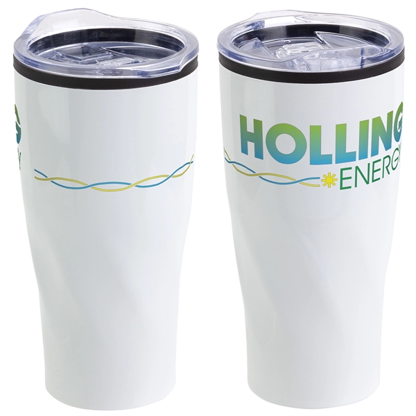 Metallic White color option for 20 Oz Stainless Steel/Polypropylene Tumbler
