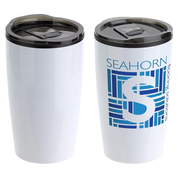 Medium White color option for 14 Oz Stainless Steel/Polypropylene Tumbler
