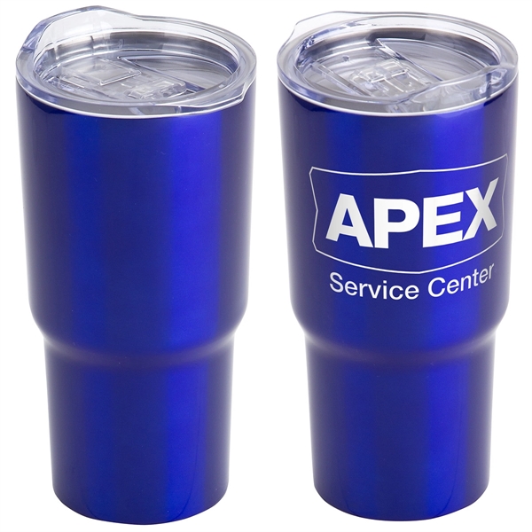 Medium Blue color option for 20 Oz Vacuum Insulated Stainless Steel Travel Tumbler