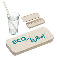 Wheat Straw Kit With Cleaning Brush
