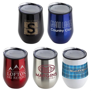 Photo of 12 Oz Stainless Steel/Polypropylene Wine Goblet