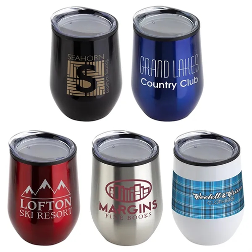 Main photo of 12 Oz Stainless Steel/Polypropylene Wine Goblet