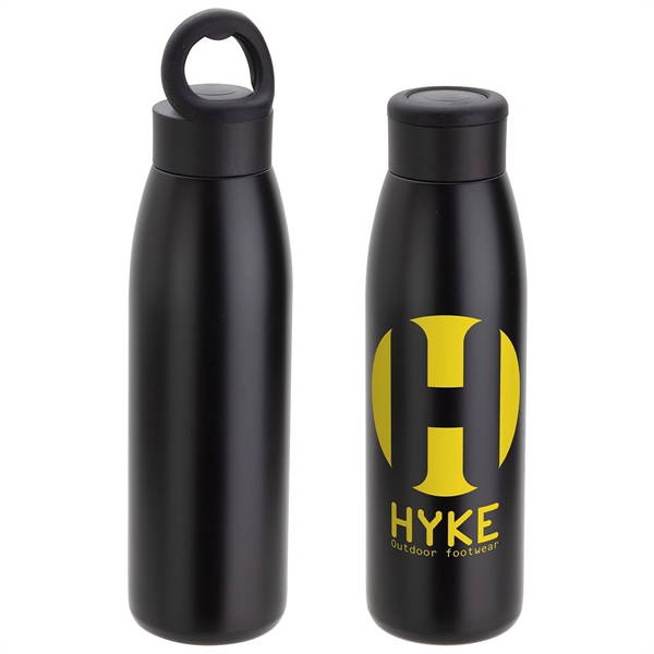 Dark Black color option for 18 Oz Copper Coated Bottle