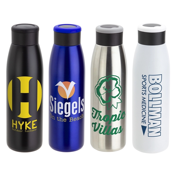 Dark Blue color option for 18 Oz Copper Coated Bottle