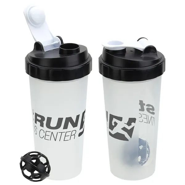 Medium Black color option for 20 Oz Plastic Shaker Tumbler