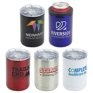 Photo of 12 Oz Vacuum Insulated Stainless Steel Tumbler + Can Cooler