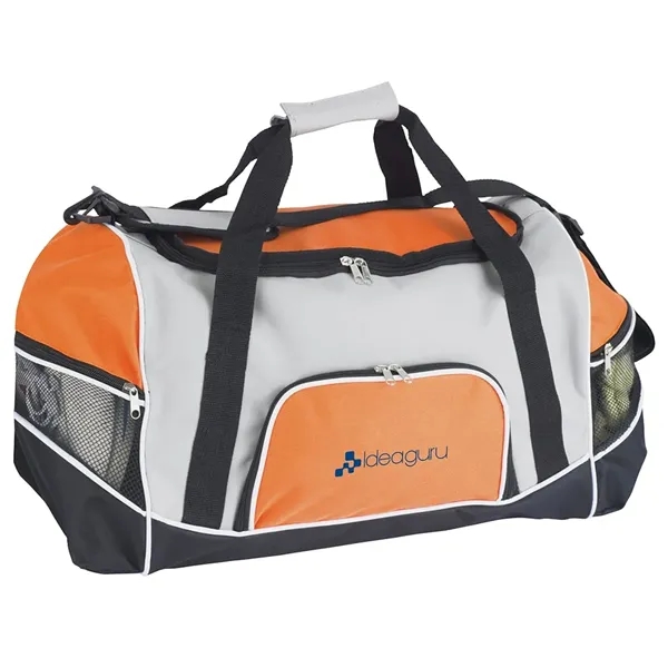 Orange color option for Tri Pocket Sport Duffel