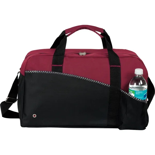 Burgundy color option for Center Court Duffel