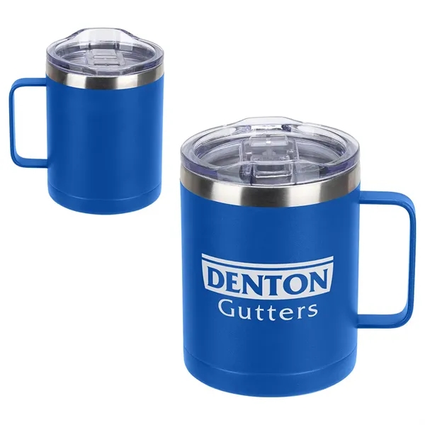Medium Blue color option for 14 Oz Copper Coated Powder Coated Insulated Mug