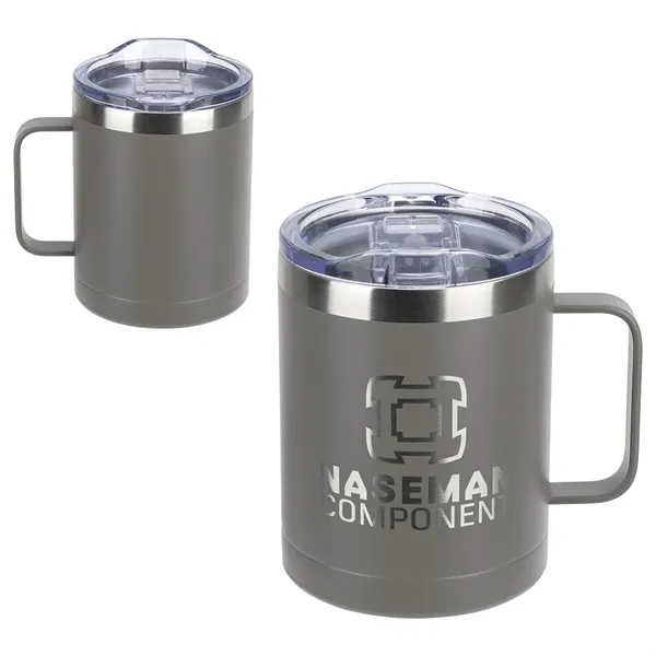 Medium Gray color option for 14 Oz Copper Coated Powder Coated Insulated Mug