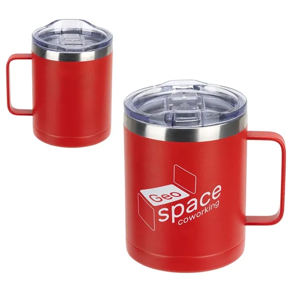 Medium Red color option for 14 Oz Copper Coated Powder Coated Insulated Mug