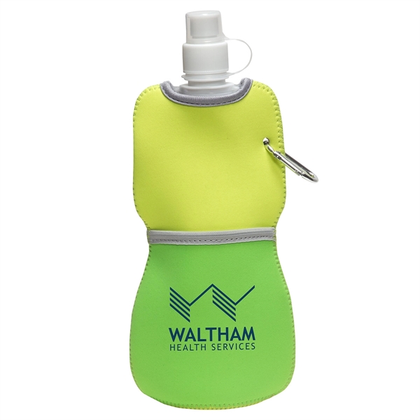 Bright Green color option for Water Bottle With Neoprene Insulator