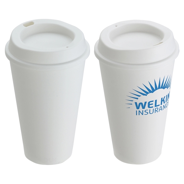 Medium White color option for 17 Oz Sustainable To Go Cup