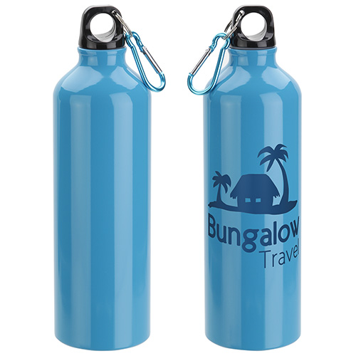 Aqua Blue color option for Atrium 25 Oz Aluminum Bottle