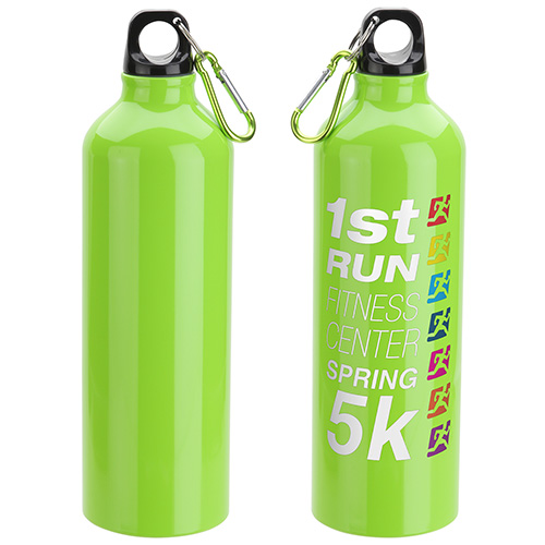 Lime Green color option for Atrium 25 Oz Aluminum Bottle