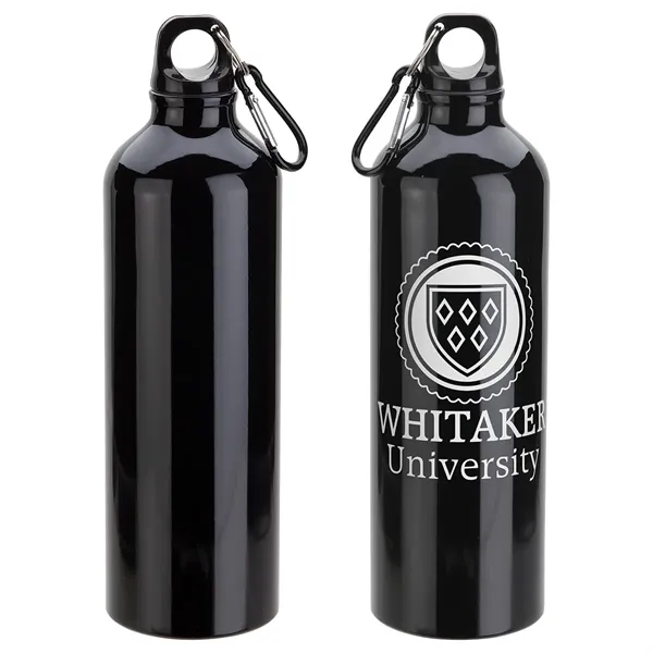 Metallic Black color option for Atrium 25 Oz Aluminum Bottle