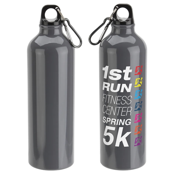 Metallic Gray color option for Atrium 25 Oz Aluminum Bottle